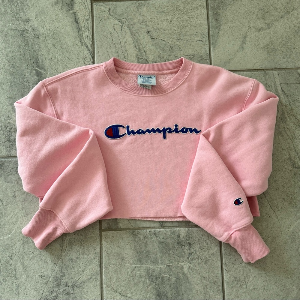 Champion cropped sweatshirt in S